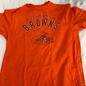 Cleveland Browns orange shirt short sleeve size XL 14/16